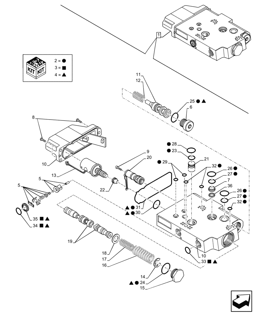 Схема запчастей Case IH FARMALL 110N - (35.204.640) - VAR - 759025 - 3 REMOTE CONTROL VALVES, ELECTROHYDRAULIC, COMPONENTS, CAB (35) - HYDRAULIC SYSTEMS