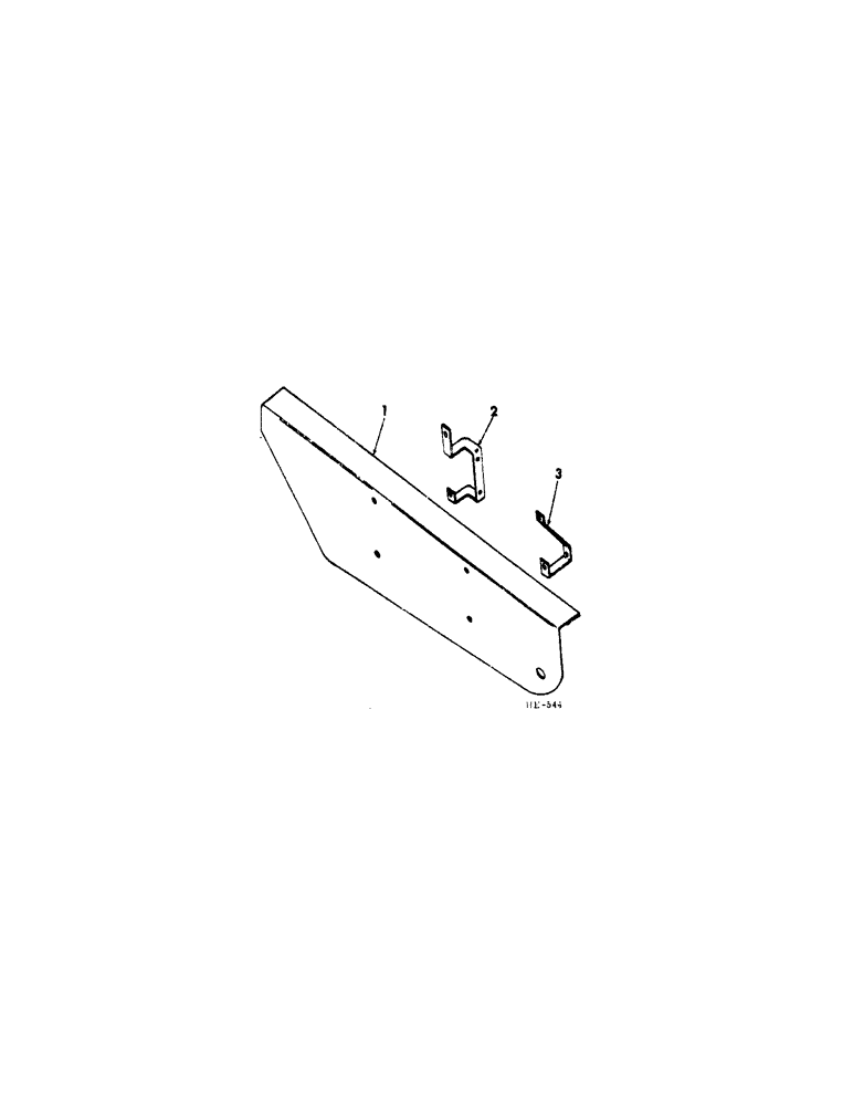 Схема запчастей Case IH 201 - (E-058[2]) - REEL DRIVE SHIELD, 1968 AND SINCE (58) - ATTACHMENTS/HEADERS