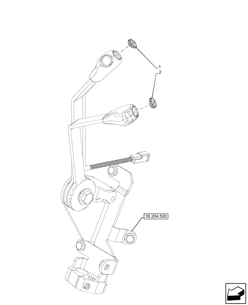 Схема запчастей Case IH FARMALL 110N - (90.108.325) - VAR - 759024 - REMOTE CONTROL VALVE, W/ DIVERTER, LEVER, DECAL, CAB (90) - PLATFORM, CAB, BODYWORK AND DECALS