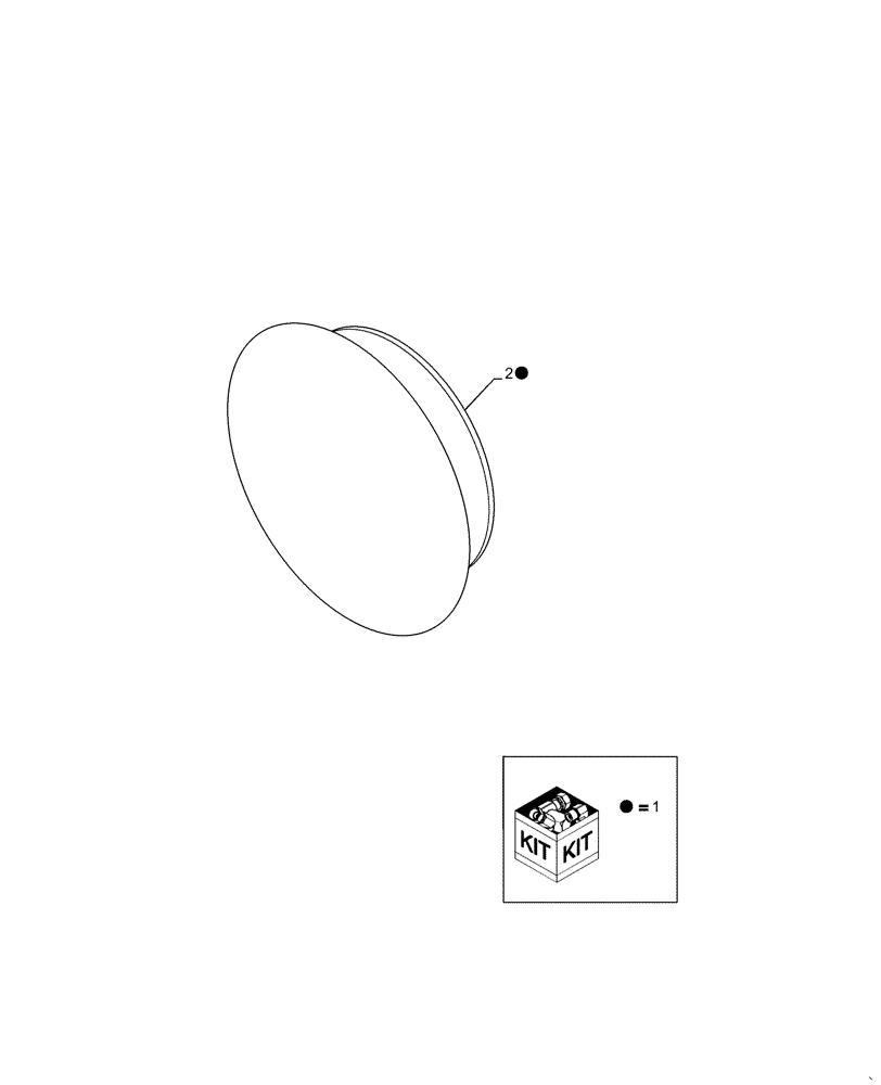 Схема запчастей Case IH ATX - (10-82) - KIT BEARING DUST CAPS (09) - CHASSIS/ATTACHMENTS