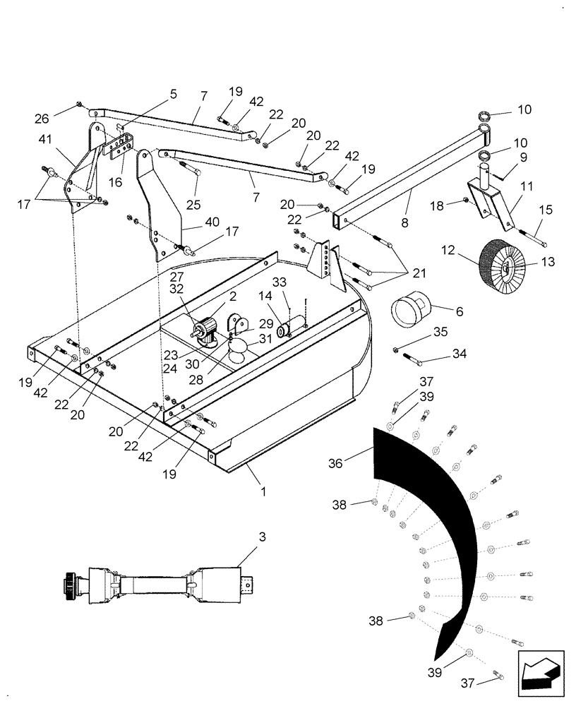 Схема запчастей Case IH 717721346 - (001) - MAIN ASSEMBLY 