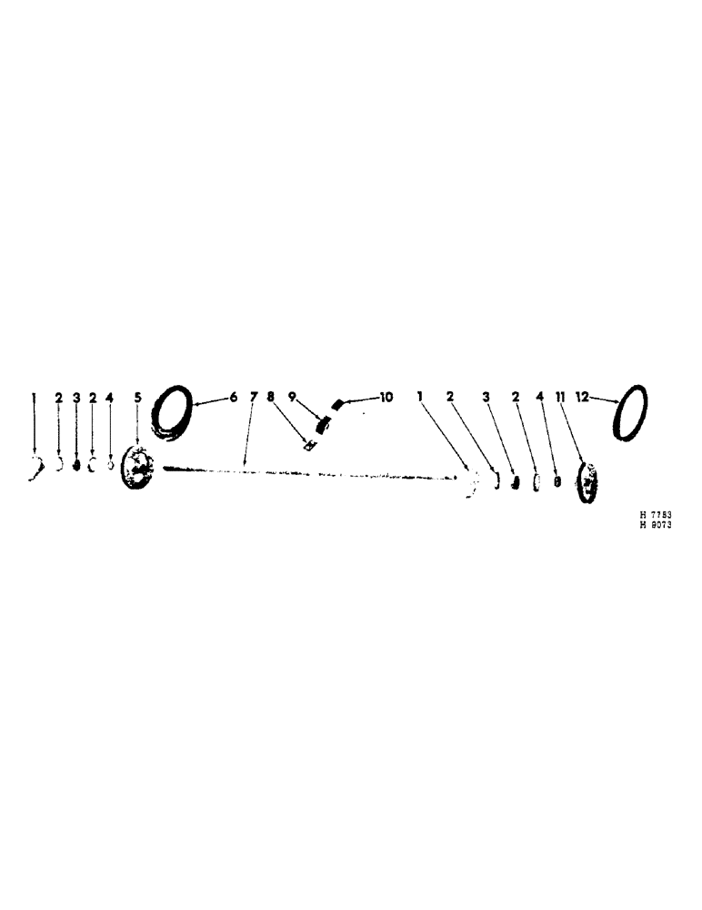 Схема запчастей Case IH 201 - (D-018) - COUNTERSHAFT (58) - ATTACHMENTS/HEADERS