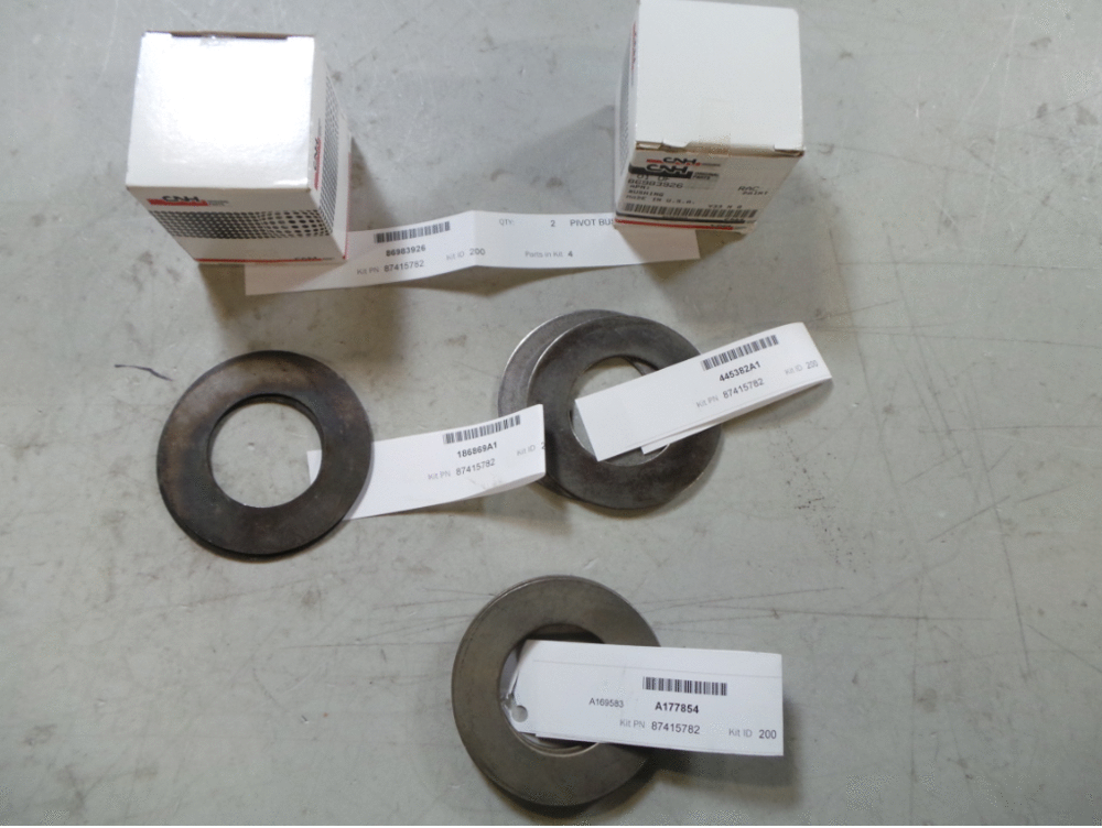 Схема запчастей Case IH MX200 - (9-147) - KIT MFD PIVOT BUSHING/WASHER (09) - CHASSIS/ATTACHMENTS