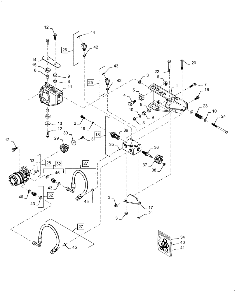 Схема запчастей Case IH 5088 - (60.165.AM) - FEEDER REVERSER ASSY (60) - PRODUCT FEEDING