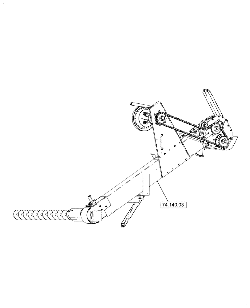 Схема запчастей Case IH 2588 - (74.000.00[02]) - SECTION INDEX - CLEANING - TAILINGS ELEVATOR (74) - CLEANING
