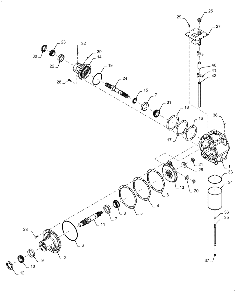 Схема запчастей Case IH 6088 - (60.150.AE[04]) - FEEDER DRIVE GEARBOX, HEAVY DUTY (60) - PRODUCT FEEDING