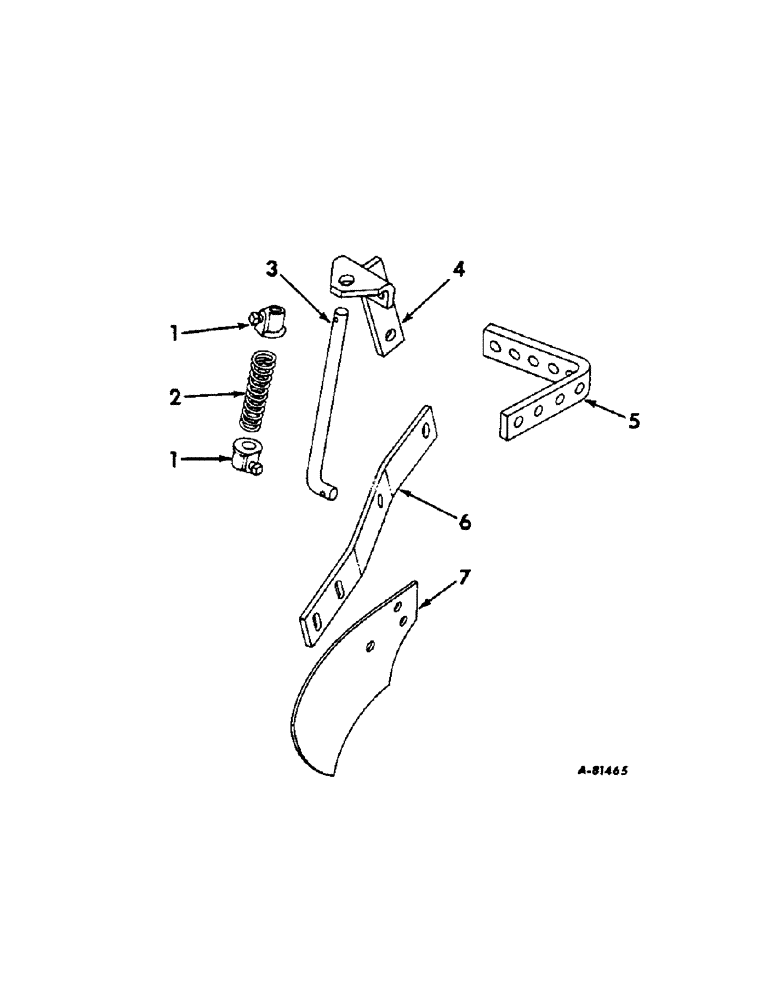 Схема запчастей Case IH 455 - (G-13[A]) - BLADE COVERING ATTACHMENT, WIDE, 1963 TO 1965, ONE PER ROW 