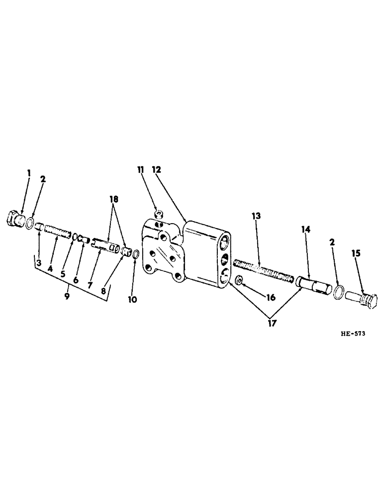 Схема запчастей Case IH 375 - (J-13) - STEERING MECHANISM, POWER STEERING FLOW DIVIDER VALVE Steering Mechanism