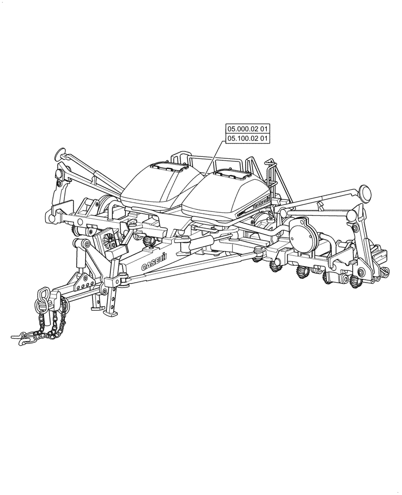 Схема запчастей Case IH 1255 - (05.000.00[01]) - SECTION INDEX - SERVICE & MAINTENANCE (05) - SERVICE & MAINTENANCE