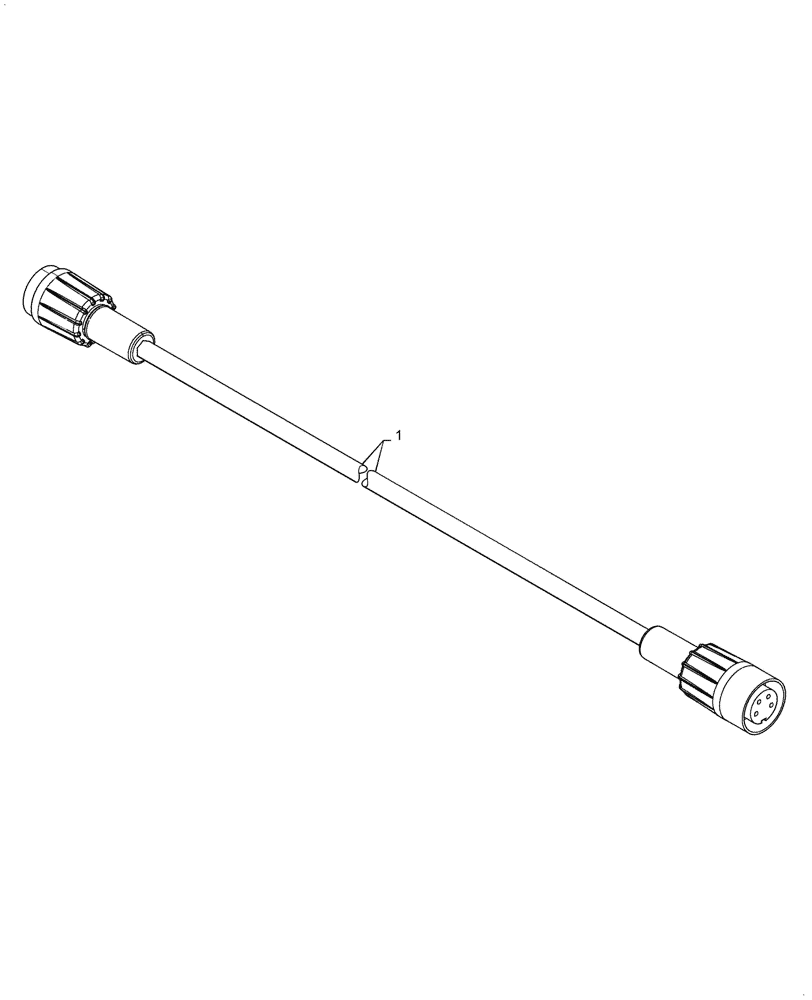 Схема запчастей Case IH 2355 - (55.530.AD[01]) - REAR CAMERA HARNESS (55) - ELECTRICAL SYSTEMS