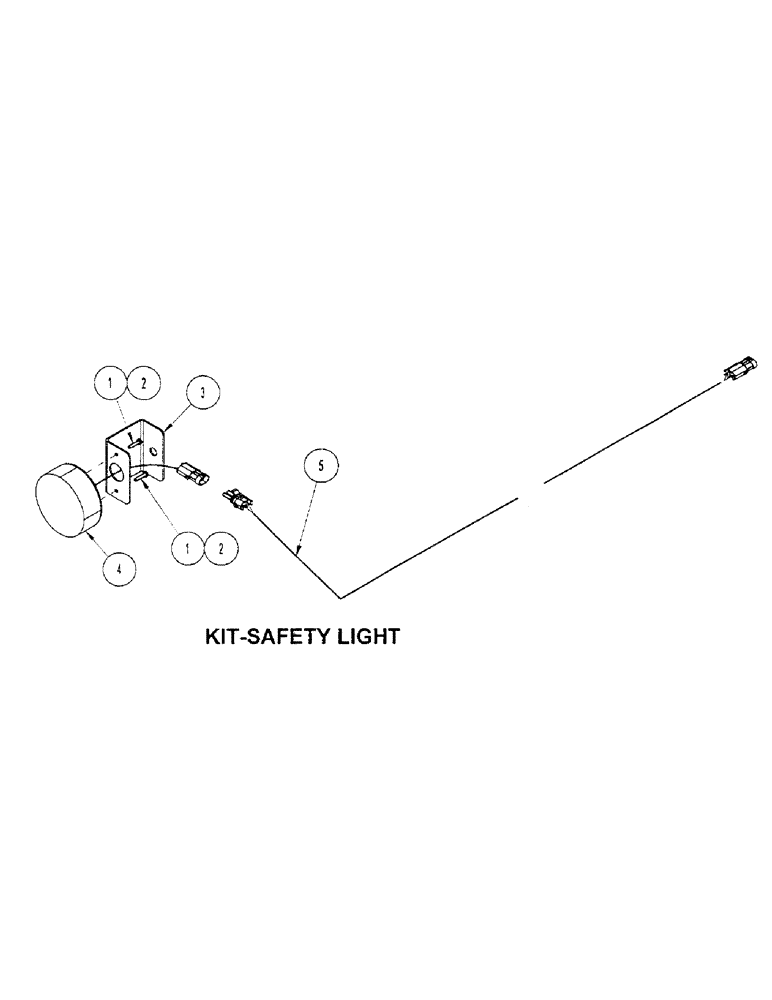 Схема запчастей Case IH 1100 - (E20[1]) - KIT-SAFETY LIGHT 