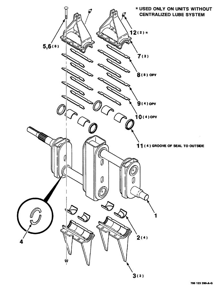 Схема запчастей Case IH 8576 - (05-014) - CRANK ASSEMBLY (16) - BALE EJECTOR