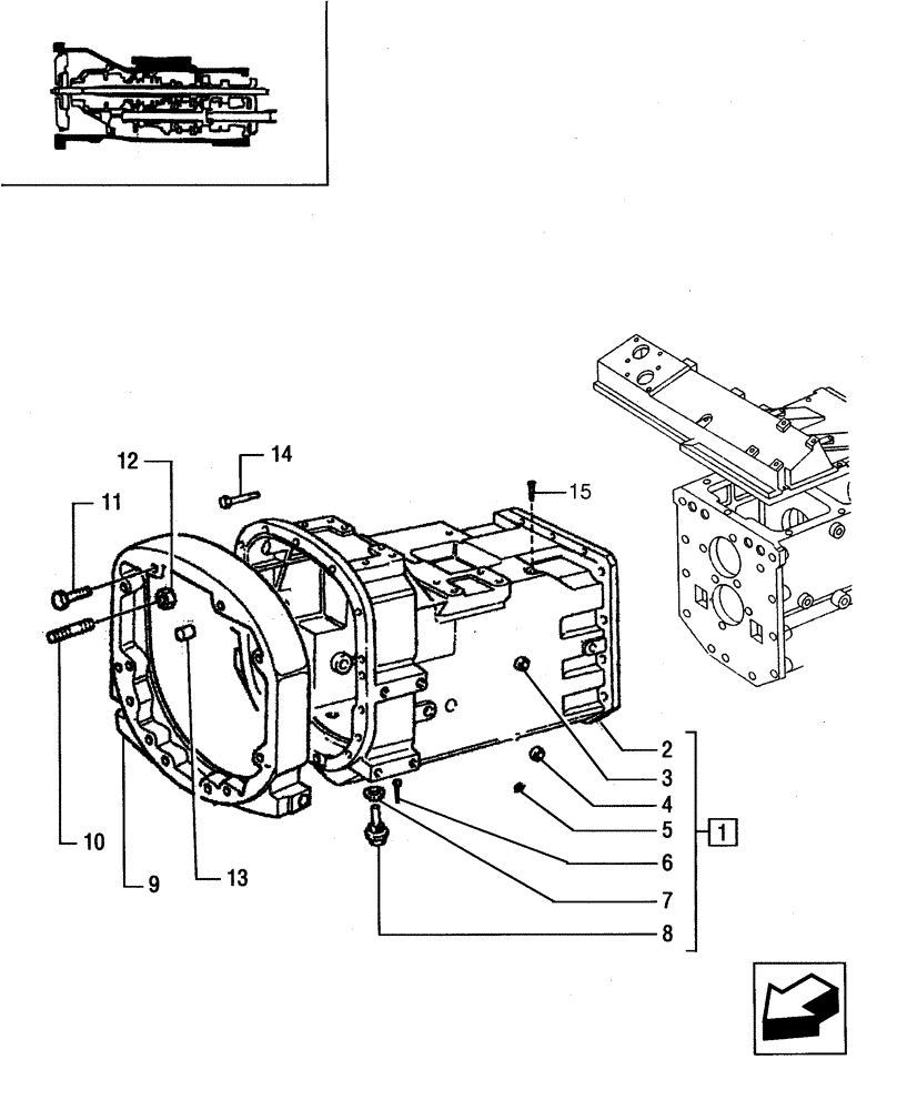 Схема запчастей Case IH JX95 - (1.21.0[01]) - TRACTOR BODY - SPACER, PIPE AND COLLAR (03) - TRANSMISSION