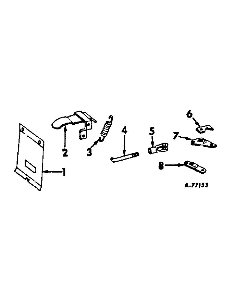 Схема запчастей Case IH 2856 - (H-03) - CONTROLS, FOOT PEDAL ACCELERATOR Controls