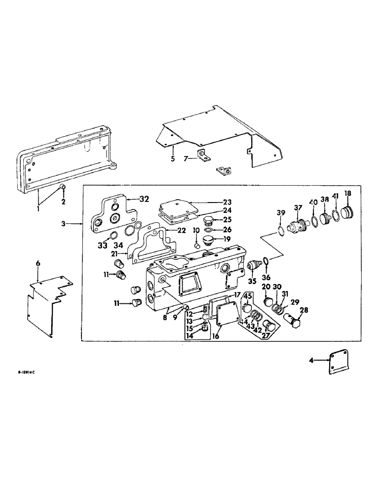 Схема запчастей Case IH 2706 - (F-03) - HYDRAULICS SYSTEM, SEAT AND HYDRAULIC COMPONENT SUPPORT (07) - HYDRAULIC SYSTEM