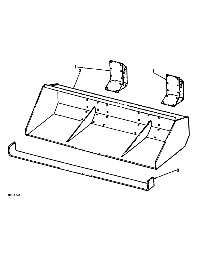 Схема запчастей Case IH 2350 - (D-05) - MATERIAL BUCKET 