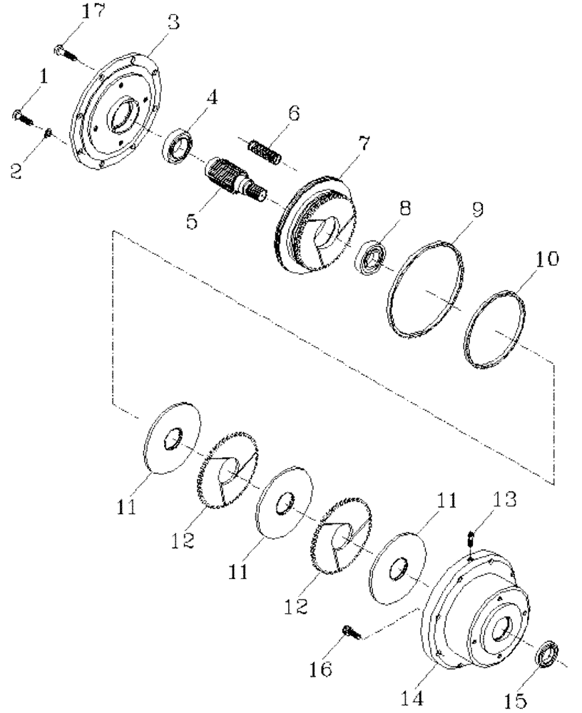 Схема запчастей Case IH 7700 - (A09[09]) - FAIL SAFE BRAKE {7700} Mainframe & Functioning Components