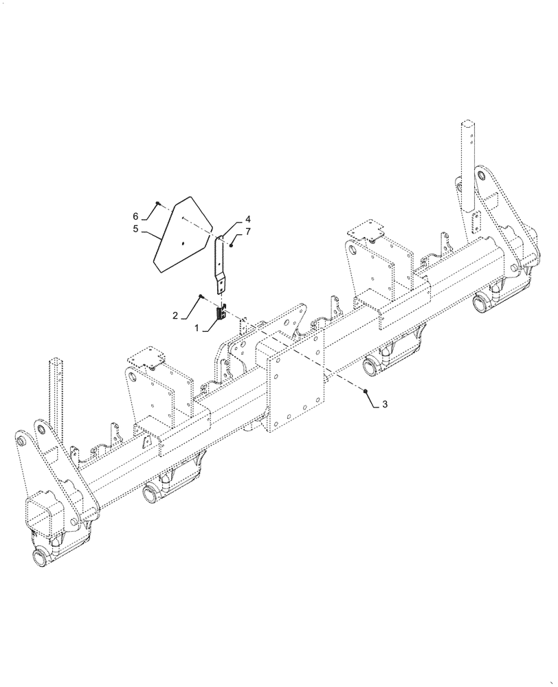 Схема запчастей Case IH 2150 - (88.100.AN[01]) - SLOW MOVING VEHICLE FRONT FOLD (88) - ACCESSORIES