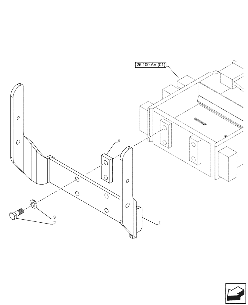 Схема запчастей Case IH FARMALL 90C - (82.100.AI) - VAR - 336732, 336734, 336736, 336914 - LOADER ARM, SUPPORTING ARM (82) - FRONT LOADER & BUCKET