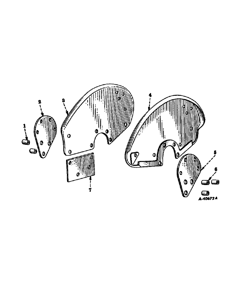 Схема запчастей Case IH INTERNATIONAL - (13-08) - SUPERSTRUCTURE, REAR FENDERS AND SUPPORT PLATE (05) - SUPERSTRUCTURE