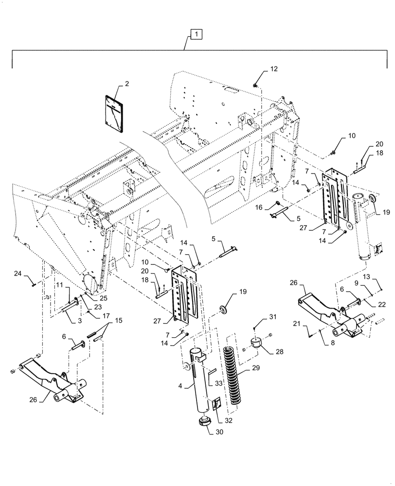 Схема запчастей Case IH 3152 - (88.044.03) - GAUGE WHEEL KIT ASSY (88) - ACCESSORIES