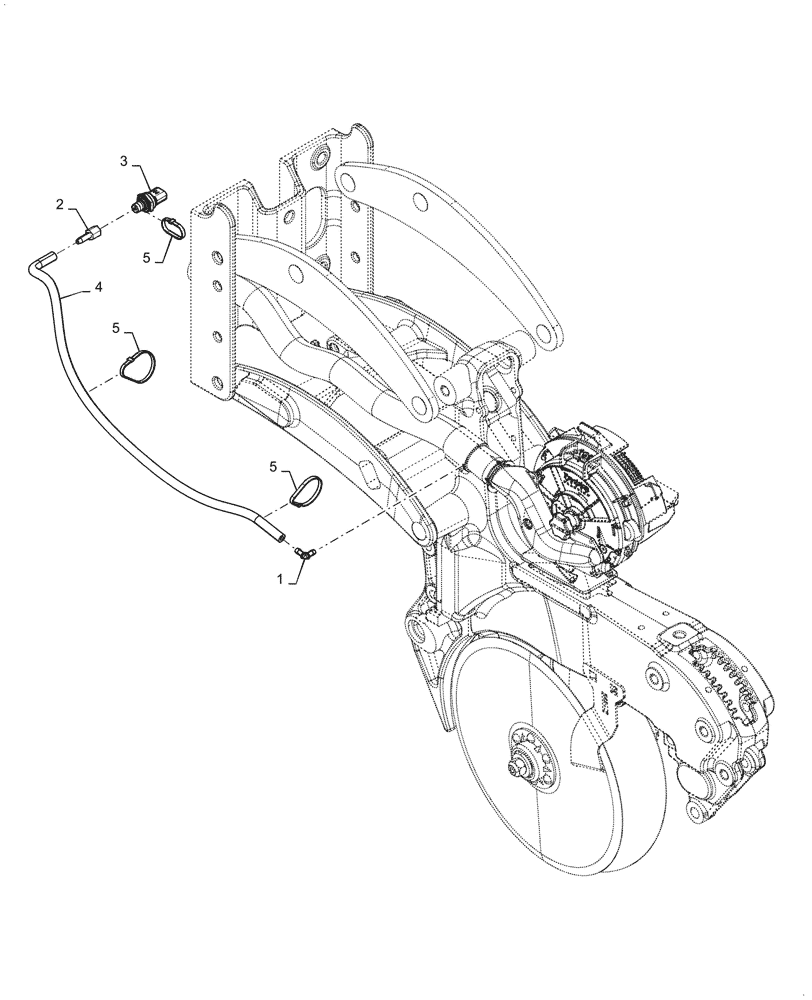 Схема запчастей Case IH 2160 - (55.516.AF[01]) - VACUUM SENSOR (55) - ELECTRICAL SYSTEMS