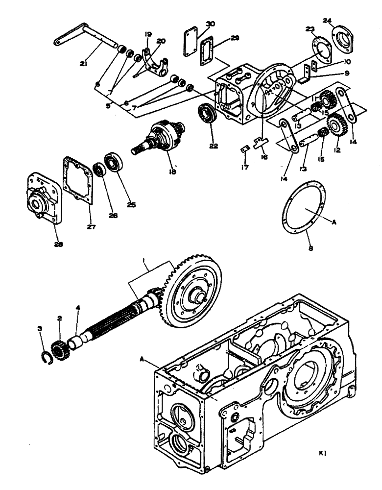 Схема запчастей Case IH 884 - (07-078) - FRONT DRIVE P T O - 4 WHEEL DRIVE (04) - Drive Train