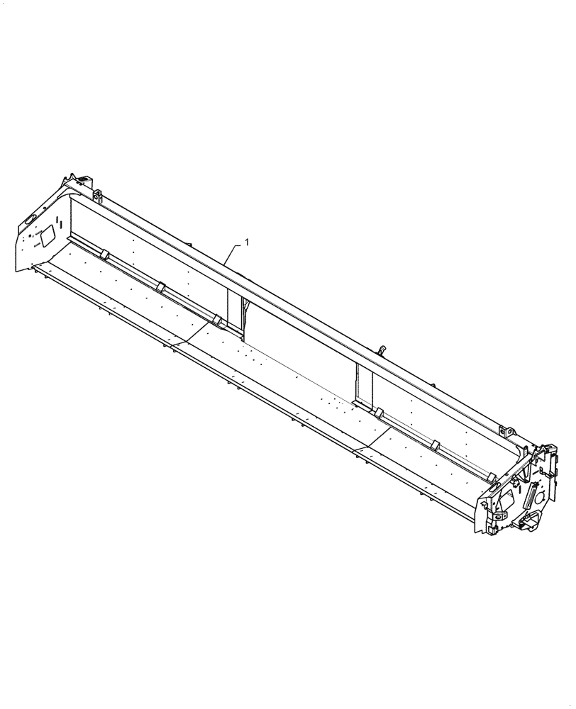 Схема запчастей Case IH DH252 - (20.01.01) - FRAME (12) - MAIN FRAME