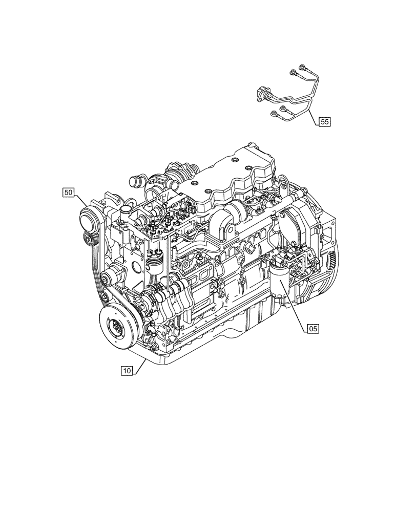 Схема запчастей Case IH F4HFE613F B004 - (00.000.00) - PICTORIAL INDEX - MAIN SECTIONS (00) - GENERAL & PICTORIAL INDEX