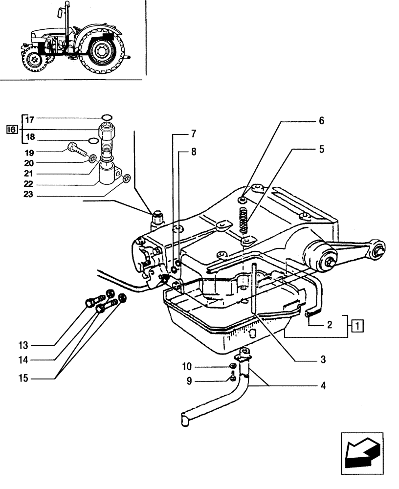 Схема запчастей Case IH JX95 - (1.82.1[02]) - LIFT PIPES - PIPES AND GASKETS (07) - HYDRAULIC SYSTEM