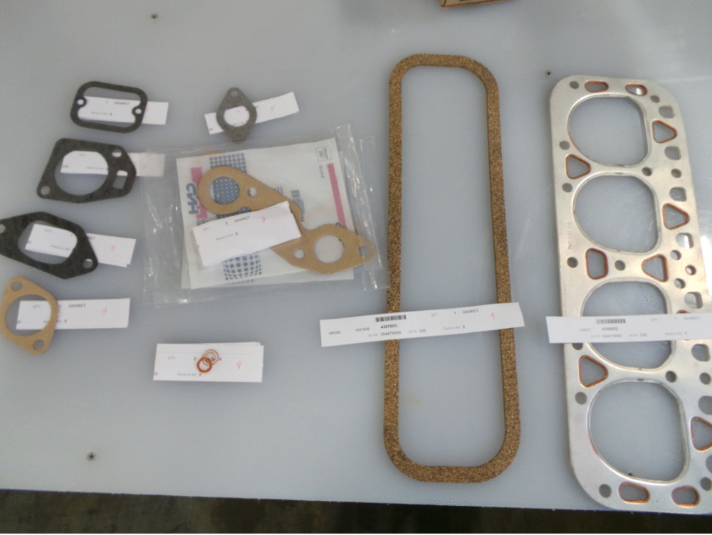 Схема запчастей Case IH SUPER-H - (040) - GASKET KIT (01) - ENGINE