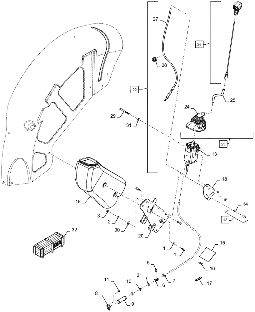 Схема запчастей Case IH FARMALL 50A - (88.100.35[04]) - DIA KIT, REMOTE CONTROL VALVE (88) - ACCESSORIES