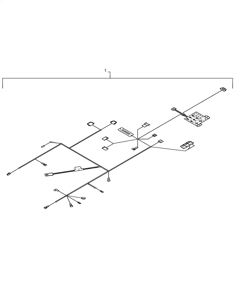 Схема запчастей Case IH DX35 - (06.08.01) - MAIN HARNESS (06) - ELECTRICAL SYSTEMS