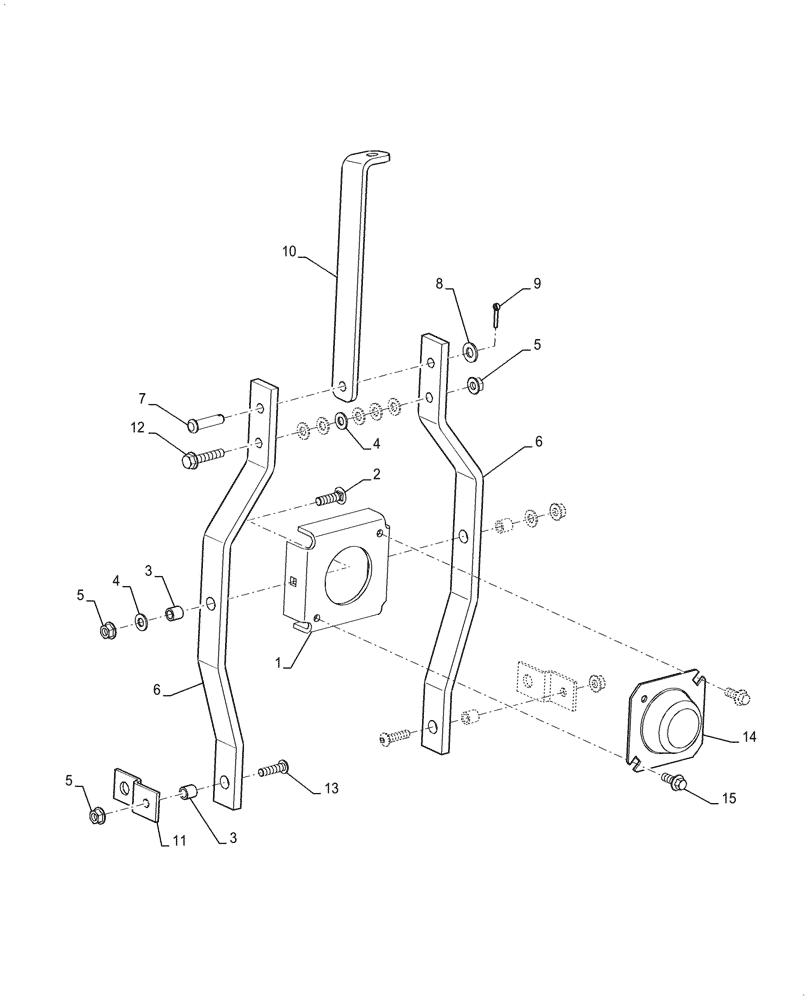 Схема запчастей Case IH 5088 - (74.136.AA) - FAN SPEED GOVERNOR PIVOT (74) - CLEANING