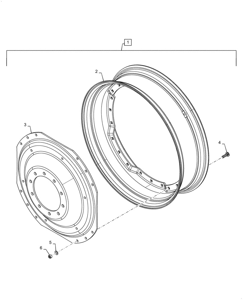 Схема запчастей Case IH MAGNUM 245 - (05-36B) - FRONT WHEELS - MFD, 10 BOLT HUB, 12 BOLT OUTER (05) - STEERING