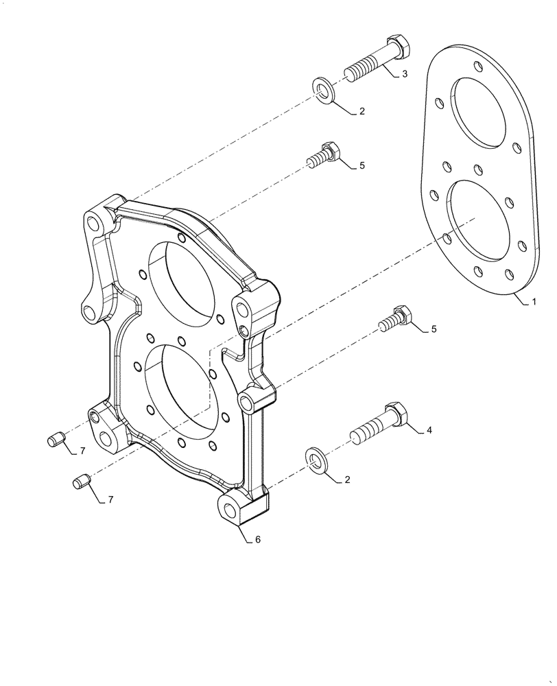 Схема запчастей Case IH PUMA1804 - (27.100.AB[01]) - REAR AXLE HOUSING & COVERS (27) - REAR AXLE SYSTEM