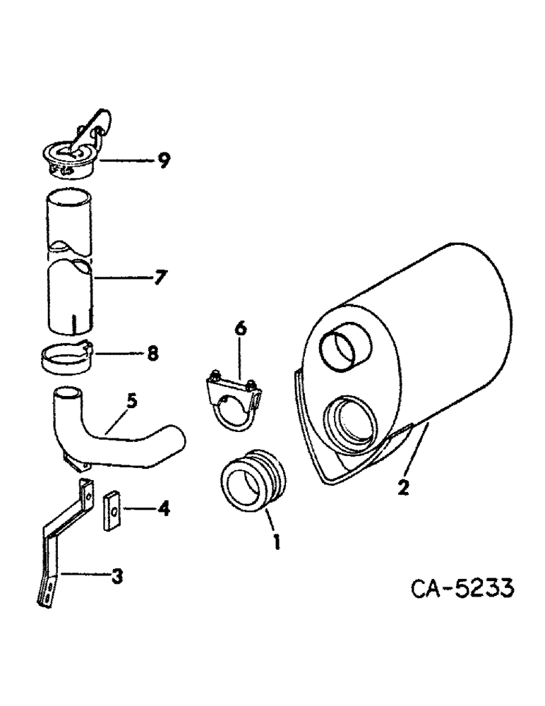 Схема запчастей Case IH 1586 - (12-03) - POWER, EXHAUST SYSTEM Power