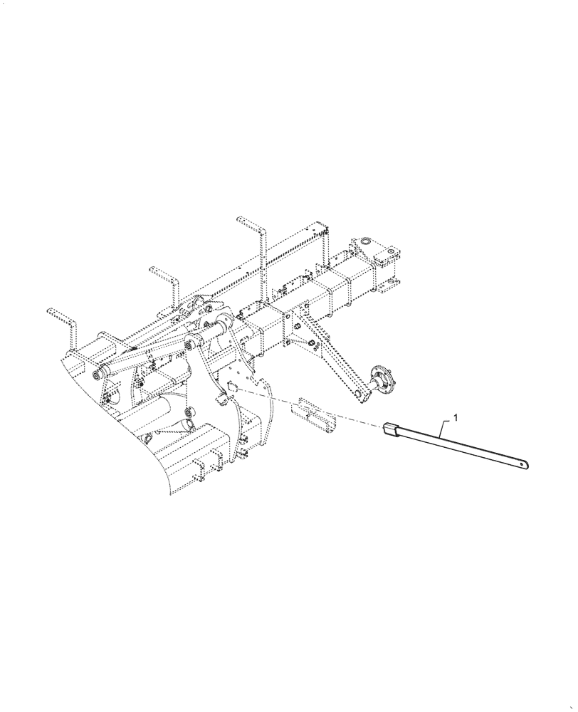 Схема запчастей Case IH 1245 - (79.100.AC[12]) - ROW UNIT LOCKUP LEVER (79) - PLANTING