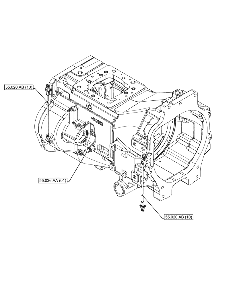 Схема запчастей Case IH PUMA 185 - (00.000.55[11]) - PICTORIAL INDEX - ELECTRICAL SYSTEMS (00) - GENERAL & PICTORIAL INDEX