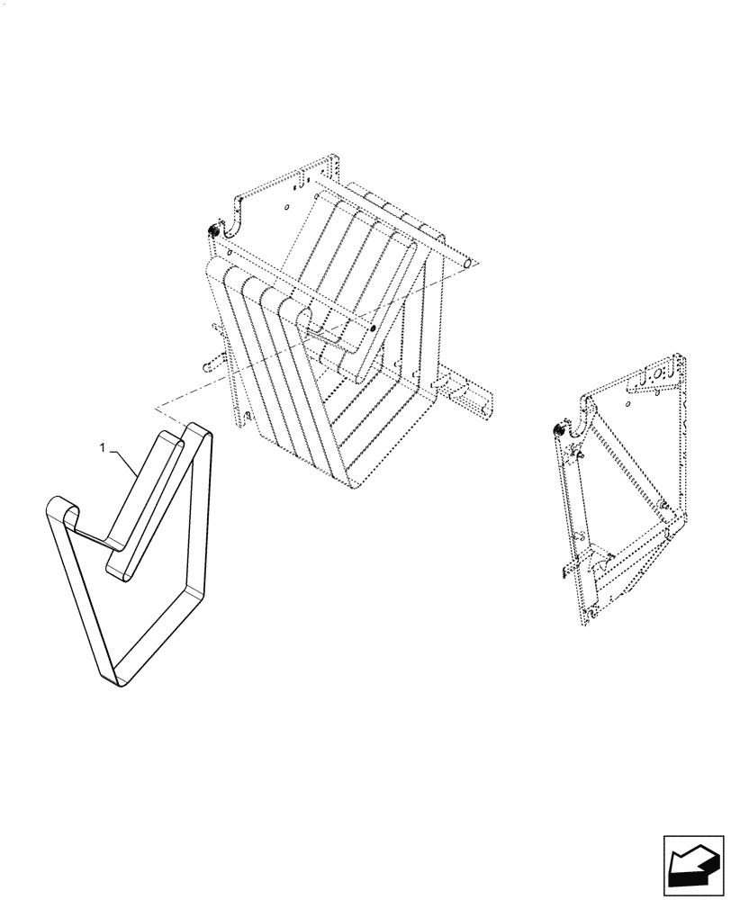Схема запчастей Case IH RB455 - (62.140.AA[03]) - VAR - 726803 - ENDLESS BELTS (62) - PRESSING - BALE FORMATION