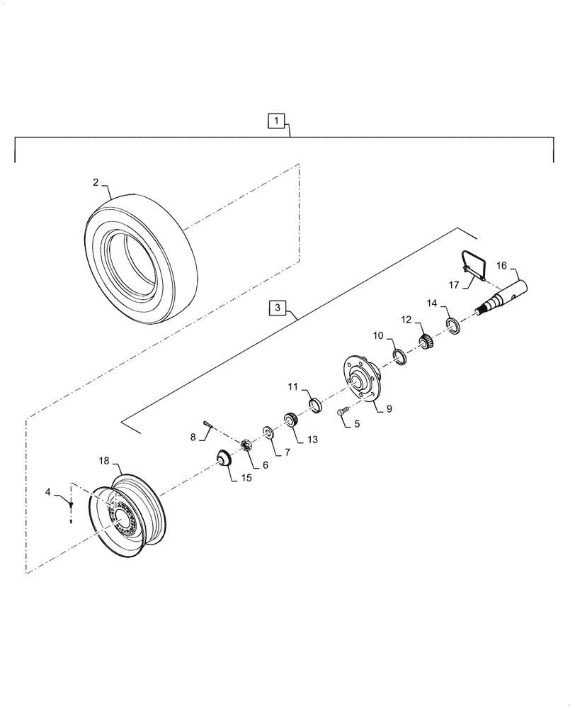 Схема запчастей Case IH DH253 - (88.100.44[08]) - KIT, WHEELS (88) - ACCESSORIES