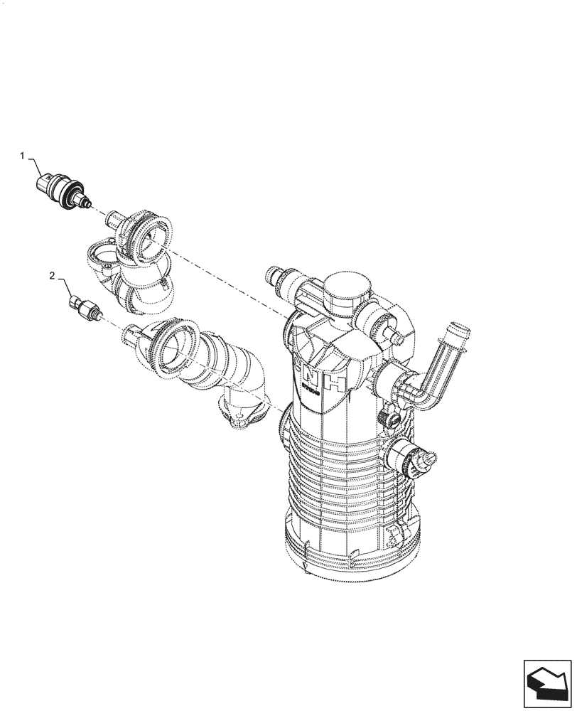 Схема запчастей Case IH PUMA1804 - (55.036.AG[02]) - ELECTRICAL SYSTEM CONTROL (55) - ELECTRICAL SYSTEMS