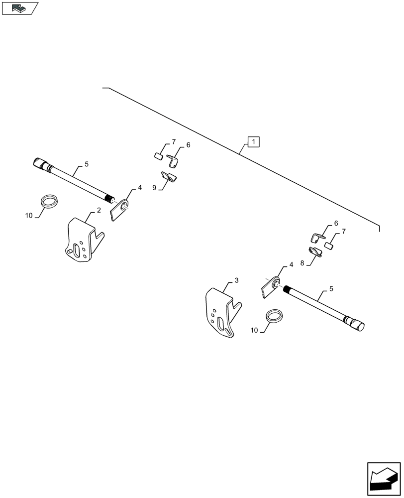 Схема запчастей Case IH LB324S - (88.027.002[01]) - SERVICE KIT: BRAKE KIT TO AVOID CROP ACCUMULATION FOR PNEUMATIC BRAKES - C145 (88) - ACCESSORIES