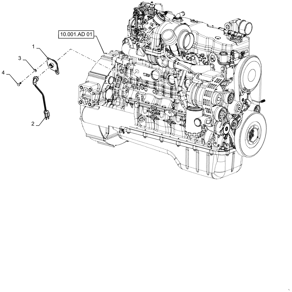 Схема запчастей Case IH PATRIOT 2250 - (55.202.AE[01]) - BLOCK HEATER (55) - ELECTRICAL SYSTEMS