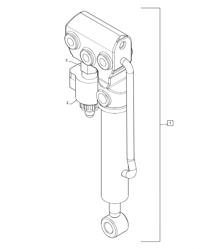 Схема запчастей Case IH 2150 - (35.744.AD[03]) - DOWN PRESSURE DAMPER (35) - HYDRAULIC SYSTEMS