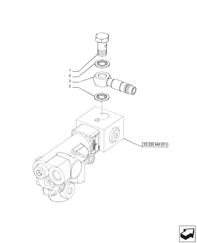 Схема запчастей Case IH PUMA 185 - (33.202.AP[04]) - VAR - 337481, 337482, 337484, 337487, 337488, 337491, 391155, 758037, 758038, 758039, 758040, 758041, 758042, 758043, 758044, 758046 - TRAILER BRAKE, LINE (33) - BRAKES & CONTROLS