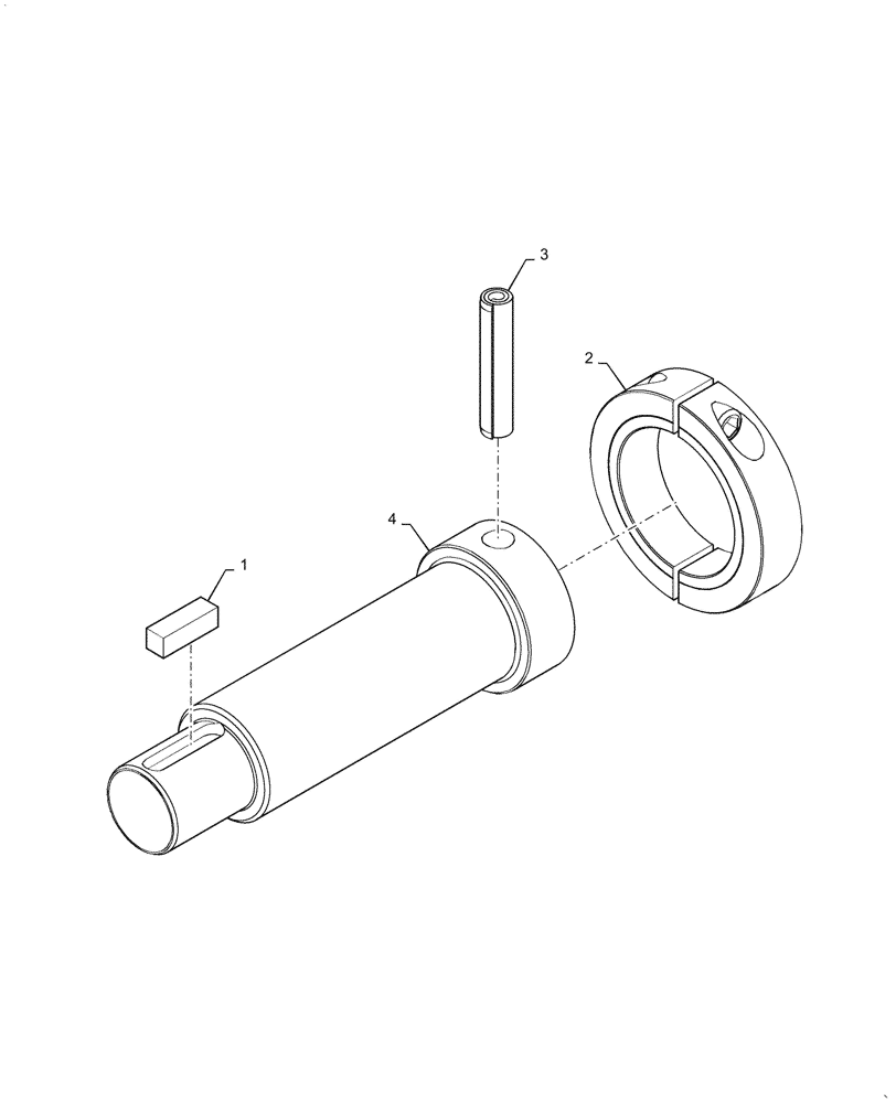 Схема запчастей Case IH DH403 - (58.102.AF[01]) - SHAFT ASSY (58) - ATTACHMENTS/HEADERS