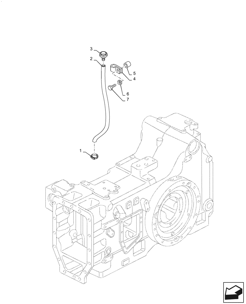 Схема запчастей Case IH PUMA1804 - (21.118.AH[02]) - TRANSMISSION DRIVE HOUSING OIL BREATHER (21) - TRANSMISSION