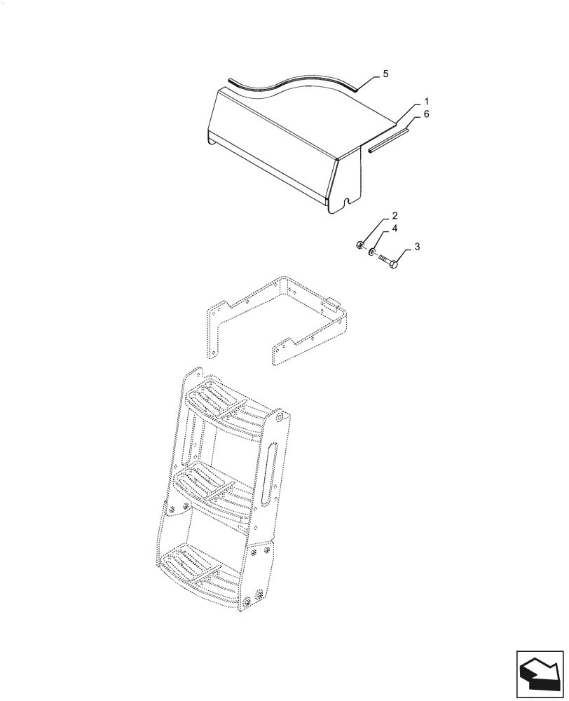 Схема запчастей Case IH PUMA1804 - (90.105.BP[02]) - MID-MOUNT CONTROL VALVE, COVER (90) - PLATFORM, CAB, BODYWORK AND DECALS