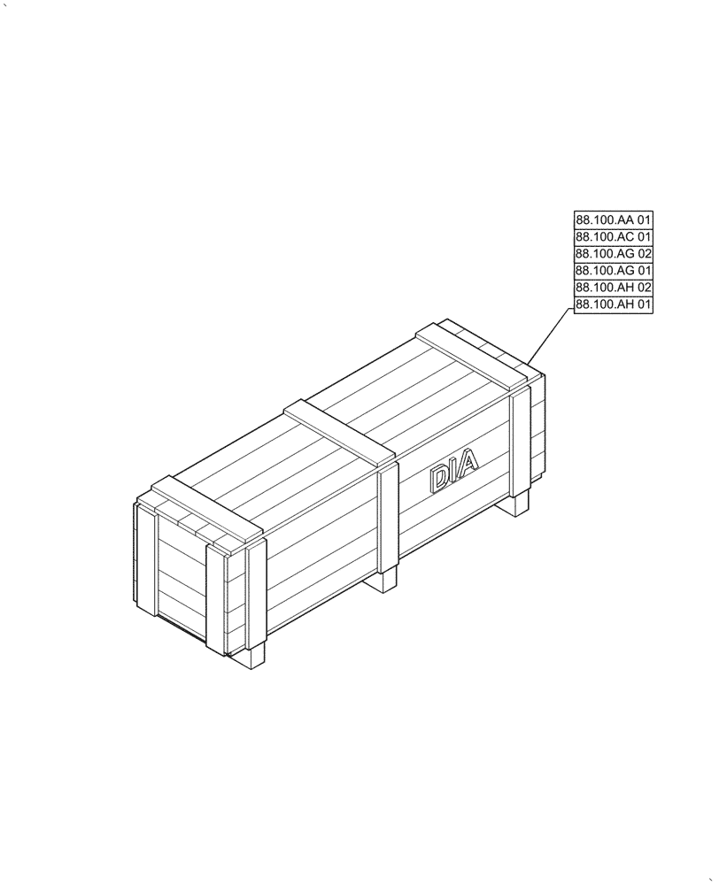 Схема запчастей Case IH AF4088 - (00.000.88) - PICTORIAL INDEX - ACCESSORIES (00) - GENERAL & PICTORIAL INDEX
